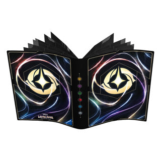 Ravensburger disney lorcana tcg - lorcana classic logo lorebook card portfolio