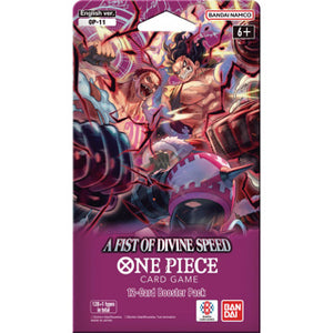 One piece op11 a fist of divine speed sleeved booster