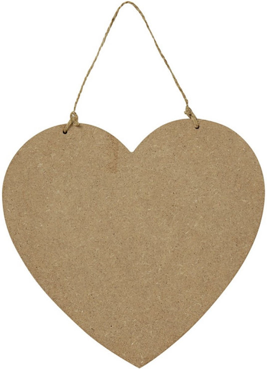 Creativ company cc mdf hanger hart 18,5x19,5 cm
