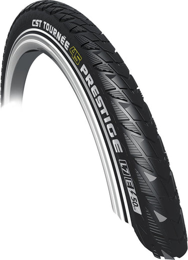 Buitenband CST Tournée Prestige 28 x 2.00 50-622 mm - zwart met reflectie