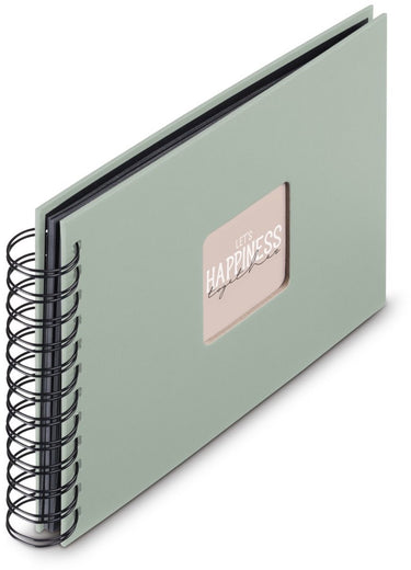 Hama spiraal fotoalbum - fine art - 24x17 - 50 pagina's - salie