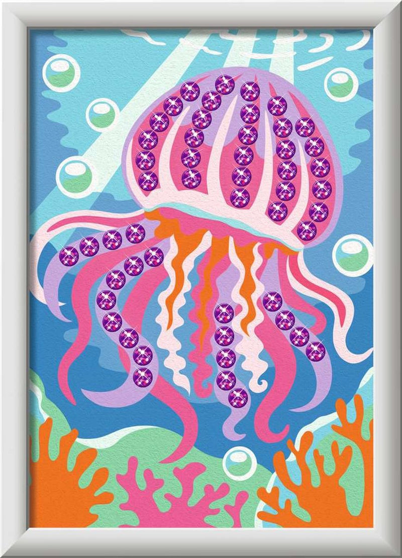 ギャラリービューアに画像をロードする, Ravensburger – creart: trendy jellyfish – schilderen op nummer
