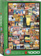 Eurographics - reis de wereld rond vintage posters [travel around the world vintage posters] - 1000 stukjes 48×68cm (b×h) - legpuzzel