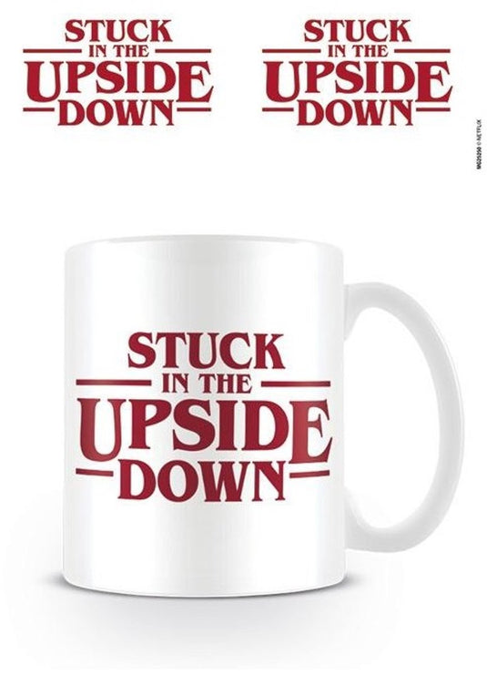 Merkloos sans marque stranger things - beker - 315 ml - stuck in the upside down