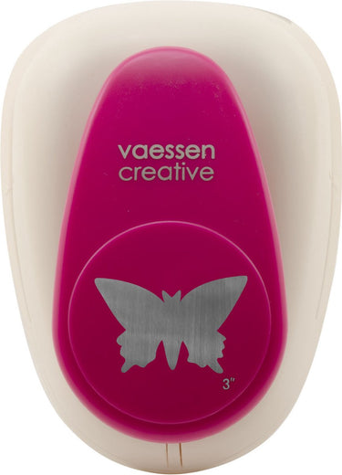 Vaessen creative pons - figuurpons - vlinder - 4,2 x 7 cm