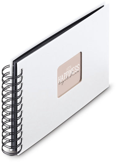 Hama spiraal fotoalbum - fine art - 24x17 - 50 pagina's - wit