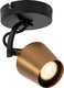 Lucide emile - plafondspot (plafondlamp) - ø 10,5 cm - 1xgu10 - mat goud messing