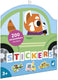 Janod - stickerboek - voertuigen - 200 stickers