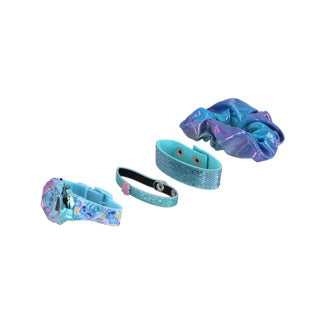Accutime stitch-cadeauset met horloge en armband - 4dlg.