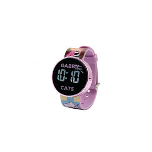 Accutime gabby's poppenhuis horloge led rond, verwisselbare batterij | 3 stuks