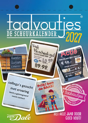 Taalvoutjes – de scheurkalender 2027