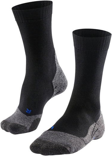 Falke tk2 cool anti-blaar dik lyocell functioneel materiaal wandelsokken dames zwart - maat 35-36