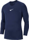 Nike park dry first layer longsleeve thermoshirt - maat s - mannen - navy wit