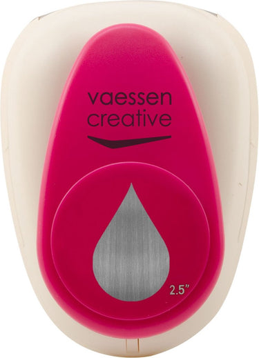 Vaessen creative pons - figuurpons - druppel - 4,2 x 6,4 cm