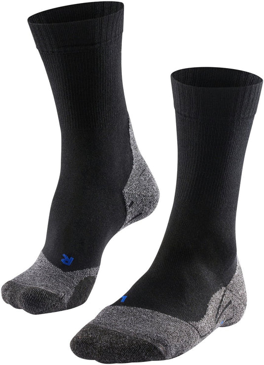 Falke tk2 cool anti-blaar dik lyocell functioneel materiaal wandelsokken dames zwart - maat 37-38