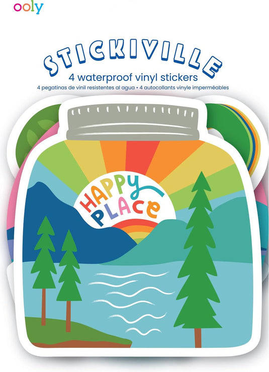 Ooly - stickiville stickers: wild outdoors - vinyl (4 die-cut)