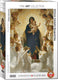 Eurographics - maagd met engelen [vierge aux anges] - william adolphe bouguereau - 1000 stukjes 48×68cm (b×h) - fine art legpuzzel