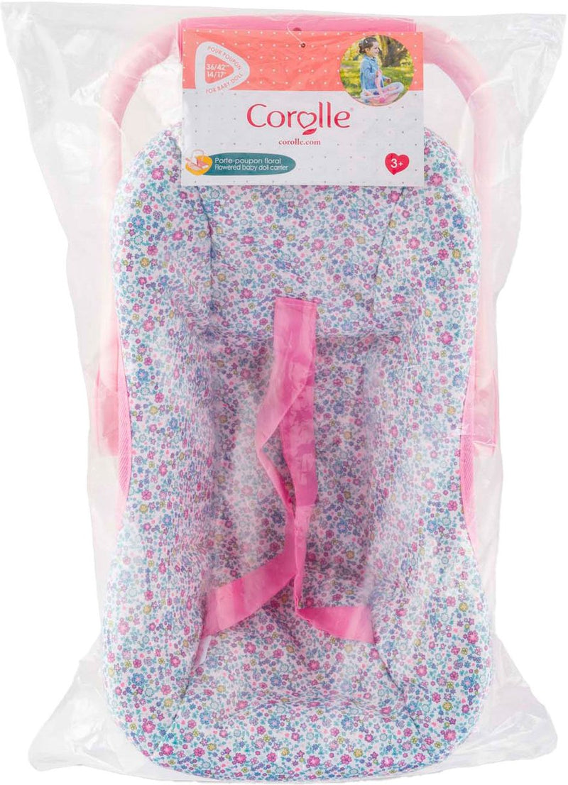Afbeelding laden in galerijviewer, Corolle poppen draagzak bloemen babypop 36cm roze speelgoed.
