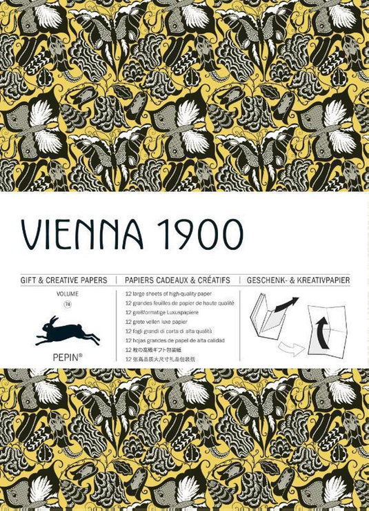 Pepin vienna 1900: gift creative paper book vol. 74: geschenk- und kreativpapierbuch vol 74 (gift creative papers