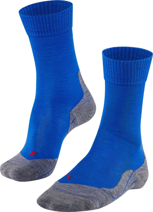 Falke tk5 anti-blaar dun wol functioneel materiaal wandelsokken heren blauw - maat 46-48
