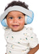 Dooky gehoorbescherming baby - verstelbare elastische hoofdband - koptelefoon voor baby’s - 25db isolatie - noise cancelling headphones - lichtgewicht oorkappen met opbergzakje - oorbeschermers voor baby peuter 0-3 jaar - blauw