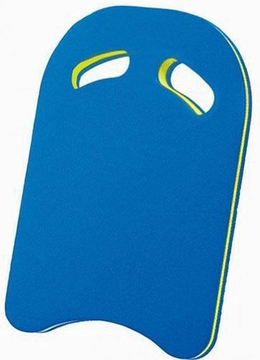 Beco zwemplankje kick met handvaten - blauw geel