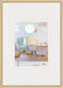 Walther new lifestyle - kunststof lijst - fotoformaat 40x50 cm - kunstglas - goud