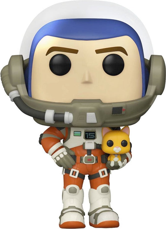 Funko lightyear verzamelfiguur disney pop! buzz lightyear with sox (xl-15 suit) 9 cm multicolours