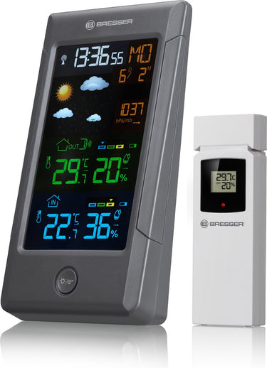 Bresser weerstation - climatetemp nbf - thermo hygro-sensor - met kleurenscherm