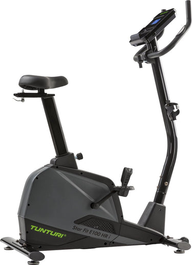 Tunturi star fit e100 hr i plus hometrainer - ergometer - fitnessfiets - bluetooth - 21 trainingsprogramma's - 16 weerstandniveaus - kleur: zwart - incl. gratis app