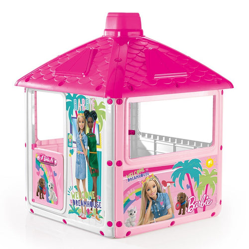 Barbie city speelhuis 132x104x104 cm roze wit