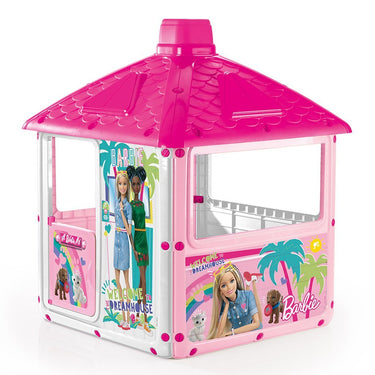 Barbie city speelhuis 132x104x104 cm roze wit