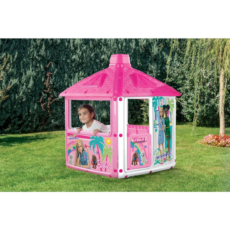 Load image into Gallery viewer, Barbie city speelhuis 132x104x104 cm roze wit
