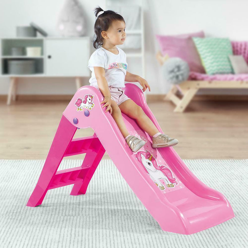 Load image into Gallery viewer, Dolu glijbaan 70x111x47cm unicorn roze
