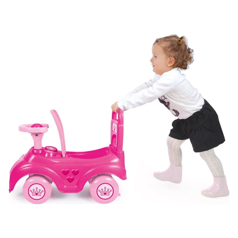 Laden Sie das Bild in Galerie -Viewer, Dolu eenhoorn loopauto + toeter 49x20x37 cm roze

