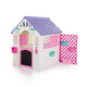 Dolu tuin speelhuis met accessoires roze paars 140x127x107.5 cm
