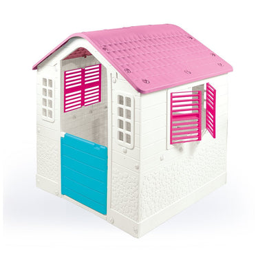 Dolu speelhuis wit roze 109x95x87.5cm