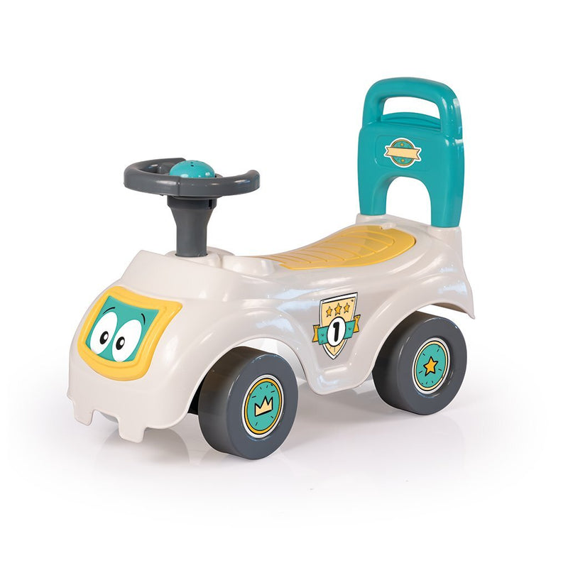 Afbeelding laden in galerijviewer, Dolu sit 'n ride turquoise geel loopauto

