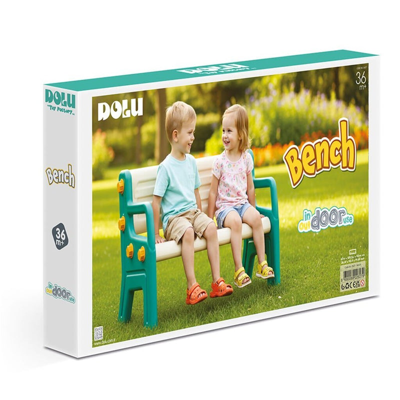 Laden Sie das Bild in Galerie -Viewer, Dolu bank 109.5x50x67 cm groen wit geel
