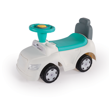 Dolu step car 2in1 loopauto loopwagen wit blauw