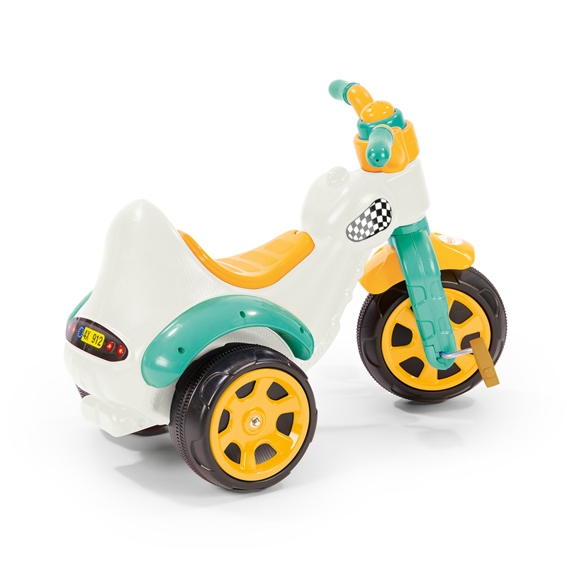 Chargez l'image dans la visionneuse de la galerie, Dolu super-bike driewieler wit blauw geel
