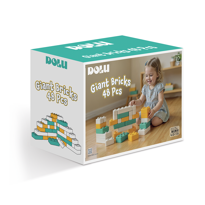 Laden Sie das Bild in Galerie -Viewer, Dolu giant blocks 48 stuks
