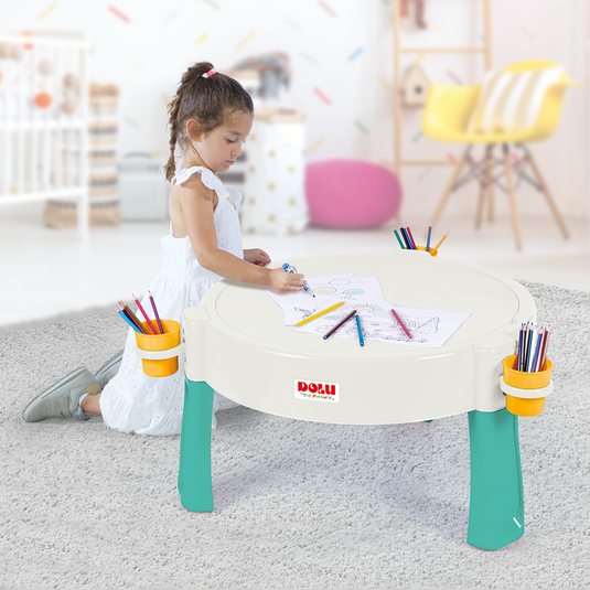 Dolu 2-in-1 watertafel zandtafel waterbaan buiten binnen