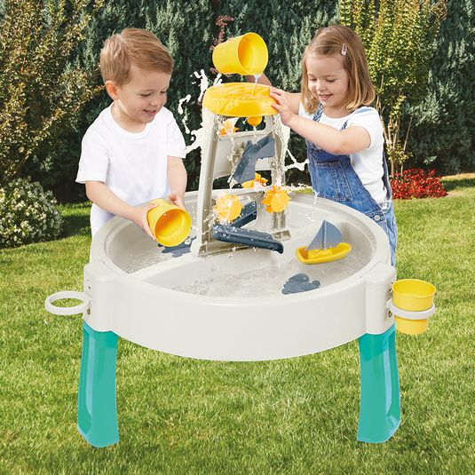Dolu 2-in-1 watertafel zandtafel waterbaan buiten binnen