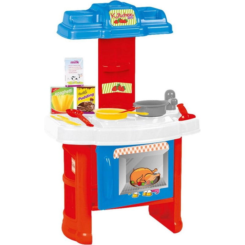 Load image into Gallery viewer, Dolu chef #039;s kitchen speelgoedkeuken 19-delig

