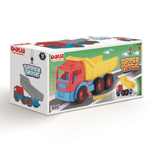 Dolu 7016 grote vrachtwagen rood geel