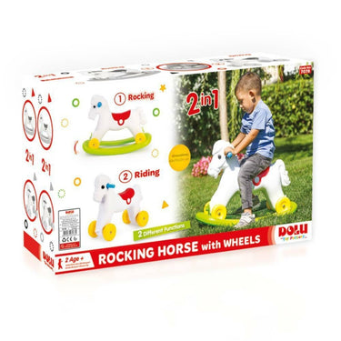 Dolu hobbelpaard en loopfiguur 2 in 1