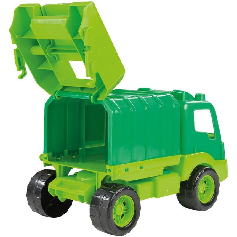 Load image into Gallery viewer, Dolu vuilniswagen 43 cm groen
