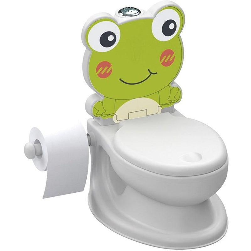 Load image into Gallery viewer, Dolu educatief potje kikker + geluid wit groen
