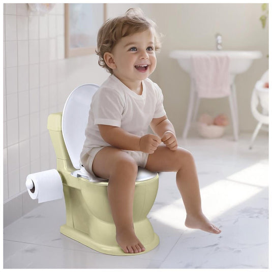Dolu wc plaspotje + licht en geluid pastelgroen